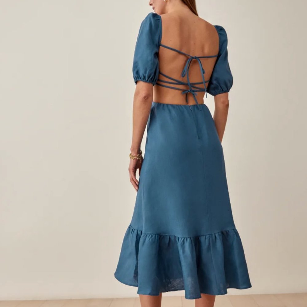 Reformation Maryam Linen Dress